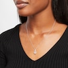 Thumbnail Image 3 of THE LEO Diamond Teardrop Necklace 1/2 ct tw 14K White Gold 19”