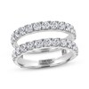 THE LEO Ideal Cut Round-Cut Diamond Enhancer Ring 1-1/2 ct tw 14K White Gold