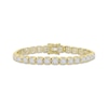 Thumbnail Image 1 of Men's Multi-Diamond Cupped Link Bracelet 1-1/4 ct tw 10K Yellow Gold 8.5&quot;