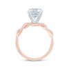 Thumbnail Image 2 of Monique Lhuillier Bliss Round-Cut Lab-Created Diamond Engagement Ring 2-3/8 ct tw 18K Two-Tone Gold
