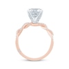 Thumbnail Image 3 of Monique Lhuillier Bliss Round-Cut Lab-Grown Diamond Engagement Ring 2-3/8 ct tw 18K Two-Tone Gold
