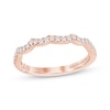 Thumbnail Image 1 of Monique Lhuillier Bliss Lab-Grown Diamond Contour Wedding Band 1/6 ct tw 18K Rose Gold