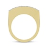 Thumbnail Image 3 of Men's Diamond Three-Row Ring 1 ct tw 10K Yellow Gold