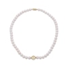 Thumbnail Image 1 of Cultured Pearl & Golden Cultured South Sea Pearl Strand 10K Yellow Gold 18&quot;