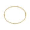 Thumbnail Image 1 of Diamond-Cut Stud Bangle Bracelet 10K Yellow Gold