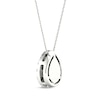 Thumbnail Image 4 of KAY Lab-Grown Diamonds Pear-Shaped & Round-Cut Teardrop Necklace 1/2 ct tw 10K White Gold 18&quot;