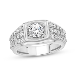Men's KAY Lab-Grown Diamonds Ring 2 ct tw 10K White Gold