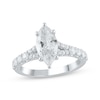 Thumbnail Image 1 of Lab-Grown Diamonds Marquise-Cut Engagement Ring 2 ct tw 14K White Gold