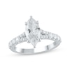 Thumbnail Image 0 of Lab-Created Diamonds by KAY Marquise-Cut Engagement Ring 2 ct tw 14K White Gold