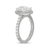 Thumbnail Image 1 of Neil Lane Artistry Oval-Cut Lab-Created Diamond Engagement Ring 4 ct tw 14K White Gold
