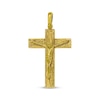 Thumbnail Image 1 of Textured Crucifix Charm 14K Yellow Gold