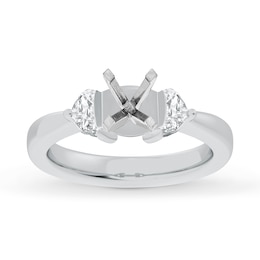 Now + Forever Lab-Grown Diamonds Engagement Ring Setting 1/5 ct tw 14K White Gold
