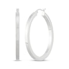 Thumbnail Image 0 of Square Tube Hoop Earrings Sterling Silver 40mm