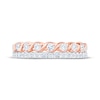 Thumbnail Image 3 of Now + Forever Diamond Two-Row Anniversary Ring 1/2 ct tw 14K Two-Tone Gold