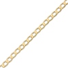Thumbnail Image 2 of Curb Chain Necklace 2.95mm Solid 14K Yellow Gold 18"