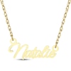 Thumbnail Image 1 of Cursive Name Necklace 14K Yellow Gold 18"