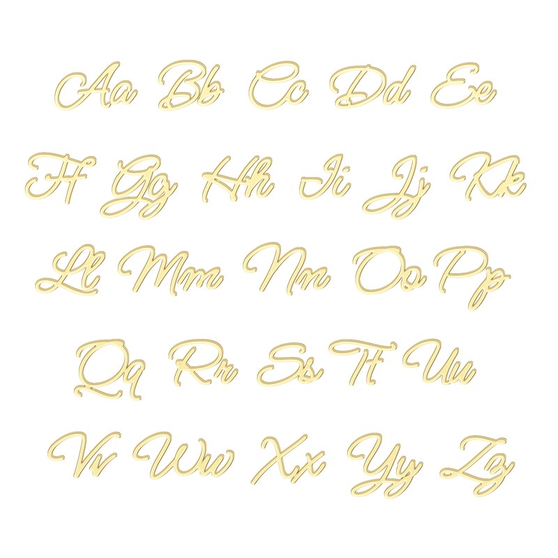 Main Image 3 of Cursive Name Necklace 14K Yellow Gold 18"