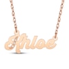 Thumbnail Image 1 of Diamond Accent Script Name Necklace 14K Rose Gold 18"
