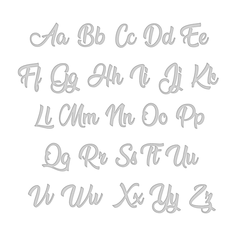 Main Image 3 of Diamond Accent Name Heart Necklace 14K White Gold 18"