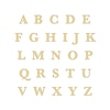 Thumbnail Image 3 of Bee & Honeycomb Initial Necklace 10K Yellow Gold 18"
