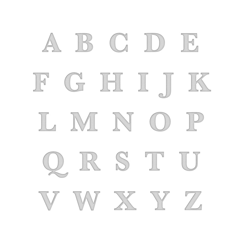 Main Image 3 of Bee & Honeycomb Initial Necklace 14K White Gold 18"