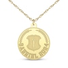 Thumbnail Image 1 of Men's Graduate Name & Year Disc Necklace 10K Yellow Gold 22"
