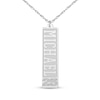 Thumbnail Image 1 of Men's Engravable Name & Sports Number Tag Necklace Sterling Silver 22"