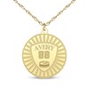 Thumbnail Image 4 of Name, Number & Sport Disc Necklace 10K Yellow Gold 18"