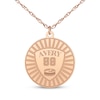 Thumbnail Image 4 of Name, Number & Sport Disc Necklace 14K Rose Gold 18"