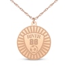 Thumbnail Image 5 of Name, Number & Sport Disc Necklace 14K Rose Gold 18"