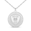 Thumbnail Image 5 of Name, Number & Sport Disc Necklace 14K White Gold 18"