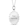 Thumbnail Image 2 of Our Lady of Guadalupe Engravable Necklace 10K White Gold 18"