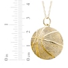 Thumbnail Image 4 of Your Own Fingerprint Basketball Necklace 10K Yellow Gold 18"