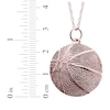 Thumbnail Image 4 of Your Own Fingerprint Basketball Necklace 10K Rose Gold 18"
