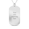 Thumbnail Image 2 of Engravable Photo and Your Own Fingerprint Dog Tag Necklace Sterling Silver 22"