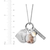 Thumbnail Image 2 of Photo Disc & "Mom" Charm Necklace Sterling Silver 18"
