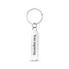 Thumbnail Image 2 of Engravable Rectangular Key Chain Sterling Silver