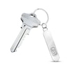 Thumbnail Image 3 of Engravable Rectangular Key Chain Sterling Silver