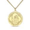 Thumbnail Image 3 of Men's Saint & Name Medallion Necklace 10K Yellow Gold 22"