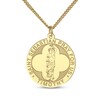 Thumbnail Image 6 of Men's Saint & Name Medallion Necklace 10K Yellow Gold 22"
