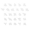Thumbnail Image 3 of Graffiti Name Necklace Sterling Silver 22"