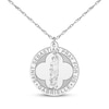 Thumbnail Image 7 of Saint & Name Medallion Necklace Sterling Silver 18"