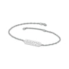 Thumbnail Image 1 of Roman Numeral Year Bracelet 10K White Gold 7.25"