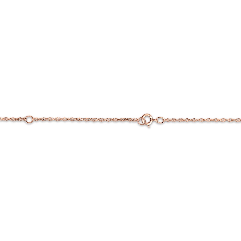 Main Image 2 of Roman Numeral Year Bracelet 14K Rose Gold 7.25"