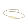 Thumbnail Image 1 of Roman Numeral Year Bracelet 14K Yellow Gold 7.25"