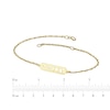 Thumbnail Image 4 of Roman Numeral Year Bracelet 14K Yellow Gold 7.25"