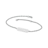 Thumbnail Image 1 of Roman Numeral Year Bracelet Sterling Silver 7.25"