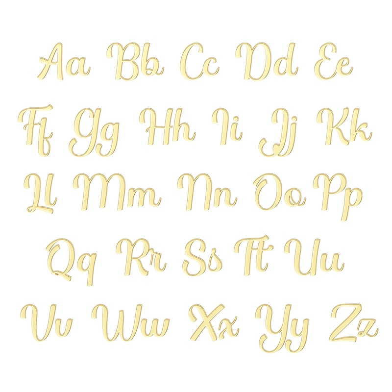 Main Image 3 of Diamond Accent Heart Name Bracelet 10K Yellow Gold 7.5"