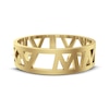 Thumbnail Image 3 of Roman Numeral Date Ring 14K Yellow Gold