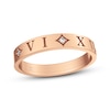 Thumbnail Image 1 of Diamond Accent Roman Numeral Date Ring 14K Rose Gold